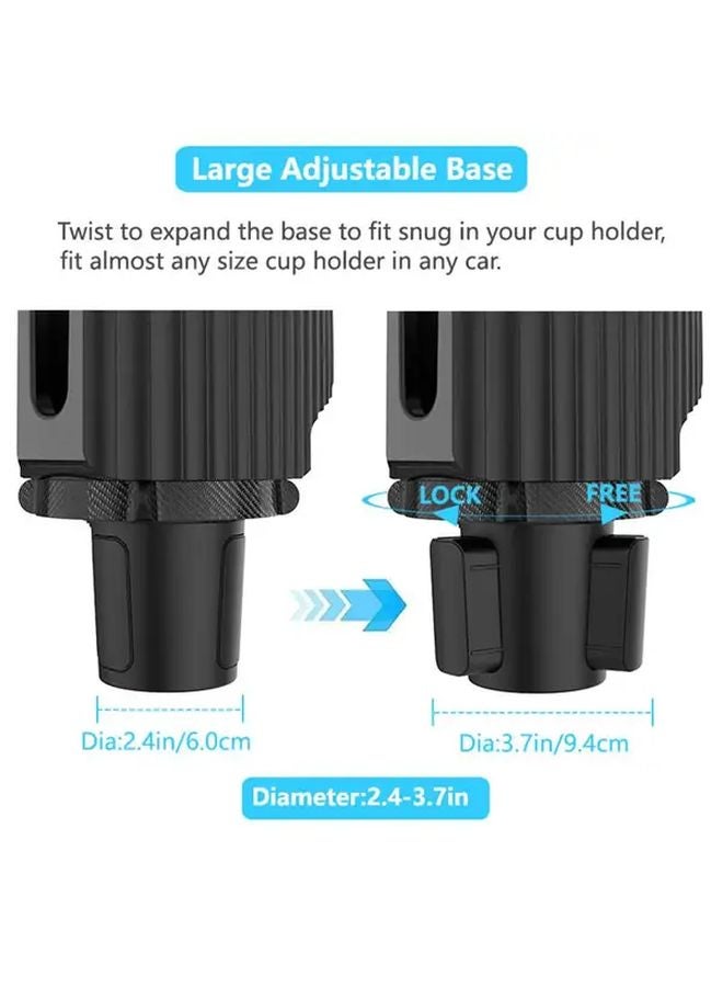 Cup Holder Organizer All In One Beverage Phone Car Tray Accessory CUP A02 - Image 2